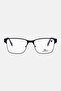 Men L2286 Square Eyeglasses, Black