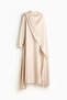 Cape-detail kaftan dress