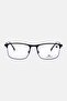Men L2252 Square Eyeglasses, Black
