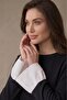 Women's Modal Pleated Undershirt-Looking Tunic with Shirt Detail in Black - 8