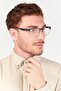 Men L2291 Rectangular Eyeglasses, Black - 2