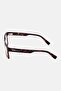 Men L294 Square Eyeglasses, Dark Brown - 4