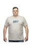 Men's Large Size Bone Crew Neck Short Sleeve Art T-Shirt 3Xl-4Xl-5Xl-6Xl
