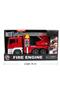30cm Voice and Light Water Spray Climbing Ladder Rescue Toy Fire Truck with 3 Functions - 2