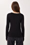 Lace Transparent Viscose Blouse Lrn0024 Black - 7