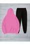 Men's Printed Ytr Oversized Sweatahirt - Sweatpants 2-Piece Set - 2
