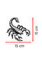 Scorpion Car Sticker – Car Window Hood Engine Sticker with Detailed Scorpion Figure 15X15Cm - 4
