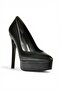 Y246221609 Black Thin Heeled Women's Shoes - 5