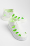 Children's Unisex White Lightweight Sole Comfortable Velcro Sandals - 3