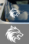 Wolf Car Sticker – Aggressive Wolf Figured Car Window Hood Engine Sticker 15X14Cm - 3