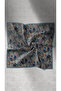 Carmela Patterned Scarf Blue