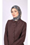 Carmela Patterned Scarf Blue - 6