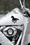 Horse Silhouette Car Sticker – Minimal Horse Figure Car Sticker 15X14Cm - 6