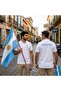 Argentina Arjanti̇n Polo Collar T-Shirt