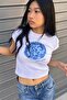 Women's 100% Cotton Crop T-Shirt Slim Fit 1