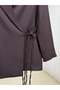 سترة سارماشيك برباط جانبي-KT1915 بني - 6