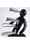 Sn-29170 Black Multi-Purpose Kitchen Countertop Knife Holder Stand Organizer - 6