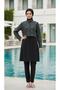 Rimal Full Covered Hijab Swimsuit with Ethnic Pattern, Set of 4 with Bonnet - 4