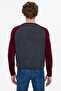 Men's Navy Blue Slim Fit Sweater 5XL - 4