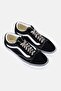 Men Old Skool Lace Up Skateboard Shoes, Black - 2