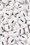 4X7 mm Flat Single Letter - I - Alphabet Beads Lettered Beads 100 Pieces - 2