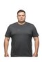 Men's Large Size Anthracite Crew Neck Short Sleeve Mimi T-Shirt 5Xl-6Xl-7Xl-8Xl