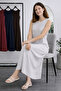 Sleeveless Undergarment Dress N8102 Gray - 3