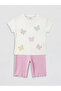 Lcw Kidsecru Printed Girls' Blouse and Leggings