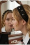 Knitted Mesh Pearl Headband - Bandana - Hair Accessory - 2