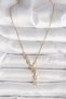 316L Steel Gold Color Chain Zircon Stone Star Model Women's Necklace - 2