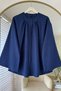 Women's Long Sleeve Loose Fit Collared Buttoned Oversize Hijab Shirt - 2