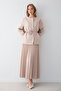 Pleated Skirt Jacket Set 32-2653 - 4