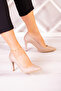 Gowa Plus Ten Satin Pointed Toe Thin Heeled Evening Dress Stiletto Shoes - 2