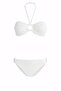 Pareolu Ringed Strapless Bikini Set - 2