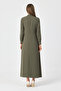 Mira Stone Striped Dress - Çağla - 5