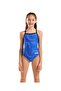 بدلة سباحة للفتيات من نوع FIREFLOW SWIMSUIT LIGHTDROP BACK BLACK-TEAM ROYAL - 5
