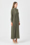 Mira Stone Striped Dress - Çağla - 4