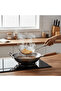 Stainless Steel Kitchen Strainer Skimmer with Wooden Handle – 16 cm Head - 2