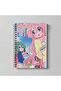 دفتر ملاحظات Lucky Star Anime مقاس A4، 60 ورقة، مطبوع عليه شخصيات بدون خطوط