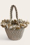Serena Handmade Straw-Looking Knitted Bag Daily Use Stylish Women's Shoulder Bag - 3