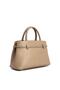 Soft Leather Women's Shoulder Bag and Wallet Set with Belt Detail - 3
