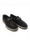 Byk Ata 470 Genuine Leather Nubuck Black Sole Beige Laceless Flat Stylish Comfortable Loafer Men's Shoes - 3