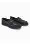 Byk Ata 570 Genuine Leather Laceless Flat Buckle Detail Stylish Comfortable Loafer Men's Shoes - 4