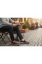 Byk Ata 570 Genuine Leather Laceless Flat Buckle Detail Stylish Comfortable Loafer Men's Shoes