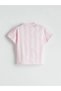 Lcw Kids Pink Crew Neck Printed Girls' T-Shirt - 3