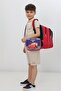 Boy's School Bag Set of 2 – Red Primary School Kindergarten Backpack and Lunch Bag with Trolley - 4
