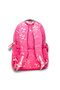 Girl's School Bag Fuchsia Foil Patterned Shiny Cover Primary School Backpack - 6