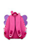 Girl's Kindergarten Backpack with Cute Butterfly Figure and Pink Purple Pattern - 3