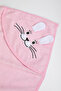 100% Cotton Newborn Baby Swaddle Embroidered Bath Towel - 3