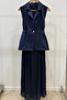 Skirt and Vest Looking Dress Msy1320 - 2
